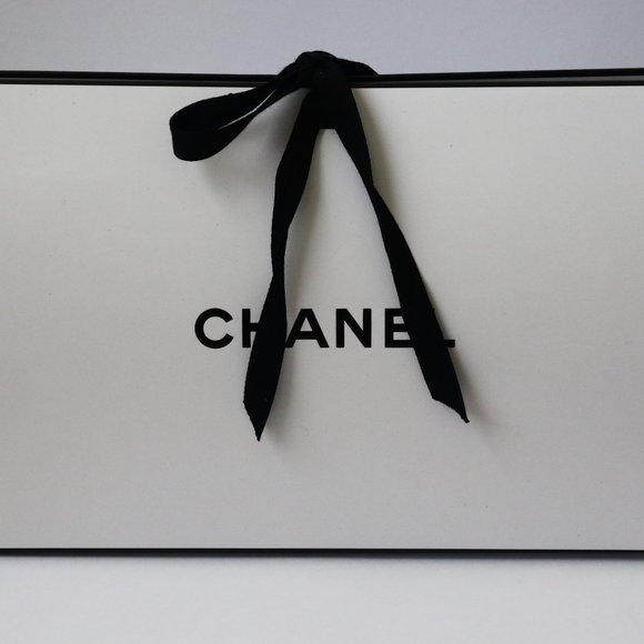 CHANEL Other - Chanel Origami White Paper Gift Bag Box with Ties